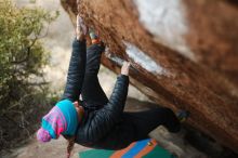 Bouldering in Hueco Tanks on 01/02/2019 with Blue Lizard Climbing and Yoga

Filename: SRM_20190102_1718070.jpg
Aperture: f/2.2
Shutter Speed: 1/320
Body: Canon EOS-1D Mark II
Lens: Canon EF 50mm f/1.8 II
