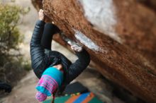Bouldering in Hueco Tanks on 01/02/2019 with Blue Lizard Climbing and Yoga

Filename: SRM_20190102_1718111.jpg
Aperture: f/2.2
Shutter Speed: 1/320
Body: Canon EOS-1D Mark II
Lens: Canon EF 50mm f/1.8 II