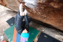 Bouldering in Hueco Tanks on 01/02/2019 with Blue Lizard Climbing and Yoga

Filename: SRM_20190102_1729510.jpg
Aperture: f/2.8
Shutter Speed: 1/160
Body: Canon EOS-1D Mark II
Lens: Canon EF 16-35mm f/2.8 L