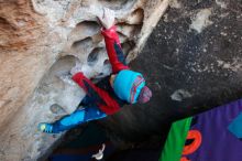 Bouldering in Hueco Tanks on 01/01/2019 with Blue Lizard Climbing and Yoga

Filename: SRM_20190101_1041460.jpg
Aperture: f/4.0
Shutter Speed: 1/200
Body: Canon EOS-1D Mark II
Lens: Canon EF 16-35mm f/2.8 L