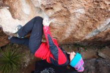 Bouldering in Hueco Tanks on 01/01/2019 with Blue Lizard Climbing and Yoga

Filename: SRM_20190101_1103270.jpg
Aperture: f/4.0
Shutter Speed: 1/250
Body: Canon EOS-1D Mark II
Lens: Canon EF 16-35mm f/2.8 L