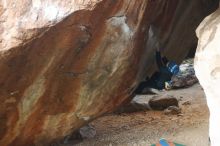 Bouldering in Hueco Tanks on 01/01/2019 with Blue Lizard Climbing and Yoga

Filename: SRM_20190101_1126240.jpg
Aperture: f/2.8
Shutter Speed: 1/250
Body: Canon EOS-1D Mark II
Lens: Canon EF 50mm f/1.8 II