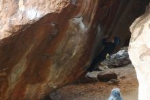 Bouldering in Hueco Tanks on 01/01/2019 with Blue Lizard Climbing and Yoga

Filename: SRM_20190101_1126270.jpg
Aperture: f/3.2
Shutter Speed: 1/250
Body: Canon EOS-1D Mark II
Lens: Canon EF 50mm f/1.8 II