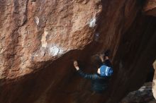 Bouldering in Hueco Tanks on 01/01/2019 with Blue Lizard Climbing and Yoga

Filename: SRM_20190101_1129220.jpg
Aperture: f/3.2
Shutter Speed: 1/250
Body: Canon EOS-1D Mark II
Lens: Canon EF 50mm f/1.8 II