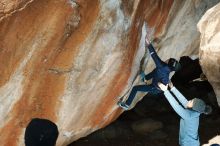 Bouldering in Hueco Tanks on 01/01/2019 with Blue Lizard Climbing and Yoga

Filename: SRM_20190101_1150050.jpg
Aperture: f/8.0
Shutter Speed: 1/250
Body: Canon EOS-1D Mark II
Lens: Canon EF 50mm f/1.8 II