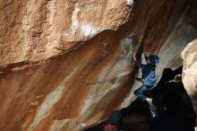 Bouldering in Hueco Tanks on 01/01/2019 with Blue Lizard Climbing and Yoga

Filename: SRM_20190101_1152130.jpg
Aperture: f/8.0
Shutter Speed: 1/250
Body: Canon EOS-1D Mark II
Lens: Canon EF 50mm f/1.8 II