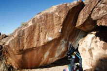 Bouldering in Hueco Tanks on 01/01/2019 with Blue Lizard Climbing and Yoga

Filename: SRM_20190101_1158520.jpg
Aperture: f/8.0
Shutter Speed: 1/250
Body: Canon EOS-1D Mark II
Lens: Canon EF 16-35mm f/2.8 L