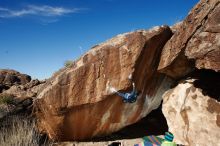 Bouldering in Hueco Tanks on 01/01/2019 with Blue Lizard Climbing and Yoga

Filename: SRM_20190101_1205480.jpg
Aperture: f/9.0
Shutter Speed: 1/250
Body: Canon EOS-1D Mark II
Lens: Canon EF 16-35mm f/2.8 L