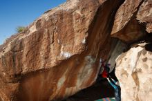Bouldering in Hueco Tanks on 01/01/2019 with Blue Lizard Climbing and Yoga

Filename: SRM_20190101_1208420.jpg
Aperture: f/9.0
Shutter Speed: 1/250
Body: Canon EOS-1D Mark II
Lens: Canon EF 16-35mm f/2.8 L