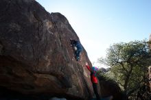 Bouldering in Hueco Tanks on 01/01/2019 with Blue Lizard Climbing and Yoga

Filename: SRM_20190101_1222510.jpg
Aperture: f/7.1
Shutter Speed: 1/250
Body: Canon EOS-1D Mark II
Lens: Canon EF 16-35mm f/2.8 L