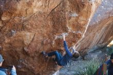 Bouldering in Hueco Tanks on 01/01/2019 with Blue Lizard Climbing and Yoga

Filename: SRM_20190101_1314320.jpg
Aperture: f/4.0
Shutter Speed: 1/250
Body: Canon EOS-1D Mark II
Lens: Canon EF 50mm f/1.8 II