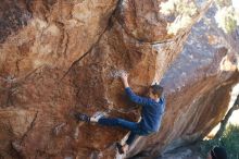 Bouldering in Hueco Tanks on 01/01/2019 with Blue Lizard Climbing and Yoga

Filename: SRM_20190101_1314530.jpg
Aperture: f/4.5
Shutter Speed: 1/250
Body: Canon EOS-1D Mark II
Lens: Canon EF 50mm f/1.8 II