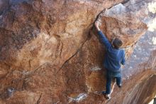 Bouldering in Hueco Tanks on 01/01/2019 with Blue Lizard Climbing and Yoga

Filename: SRM_20190101_1315100.jpg
Aperture: f/4.0
Shutter Speed: 1/250
Body: Canon EOS-1D Mark II
Lens: Canon EF 50mm f/1.8 II