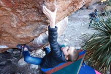 Bouldering in Hueco Tanks on 01/01/2019 with Blue Lizard Climbing and Yoga

Filename: SRM_20190101_1336090.jpg
Aperture: f/3.5
Shutter Speed: 1/250
Body: Canon EOS-1D Mark II
Lens: Canon EF 16-35mm f/2.8 L