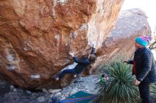 Bouldering in Hueco Tanks on 01/01/2019 with Blue Lizard Climbing and Yoga

Filename: SRM_20190101_1345380.jpg
Aperture: f/4.5
Shutter Speed: 1/250
Body: Canon EOS-1D Mark II
Lens: Canon EF 16-35mm f/2.8 L