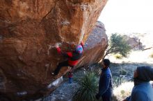 Bouldering in Hueco Tanks on 01/01/2019 with Blue Lizard Climbing and Yoga

Filename: SRM_20190101_1351070.jpg
Aperture: f/7.1
Shutter Speed: 1/250
Body: Canon EOS-1D Mark II
Lens: Canon EF 16-35mm f/2.8 L