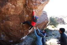 Bouldering in Hueco Tanks on 01/01/2019 with Blue Lizard Climbing and Yoga

Filename: SRM_20190101_1351350.jpg
Aperture: f/6.3
Shutter Speed: 1/250
Body: Canon EOS-1D Mark II
Lens: Canon EF 16-35mm f/2.8 L