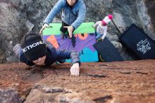 Bouldering in Hueco Tanks on 01/01/2019 with Blue Lizard Climbing and Yoga

Filename: SRM_20190101_1426570.jpg
Aperture: f/4.0
Shutter Speed: 1/250
Body: Canon EOS-1D Mark II
Lens: Canon EF 16-35mm f/2.8 L