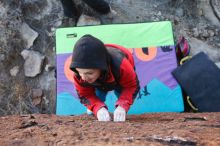 Bouldering in Hueco Tanks on 01/01/2019 with Blue Lizard Climbing and Yoga

Filename: SRM_20190101_1431380.jpg
Aperture: f/4.0
Shutter Speed: 1/250
Body: Canon EOS-1D Mark II
Lens: Canon EF 16-35mm f/2.8 L