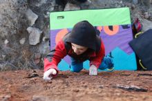 Bouldering in Hueco Tanks on 01/01/2019 with Blue Lizard Climbing and Yoga

Filename: SRM_20190101_1431382.jpg
Aperture: f/4.5
Shutter Speed: 1/250
Body: Canon EOS-1D Mark II
Lens: Canon EF 16-35mm f/2.8 L