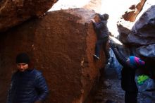 Bouldering in Hueco Tanks on 01/01/2019 with Blue Lizard Climbing and Yoga

Filename: SRM_20190101_1544470.jpg
Aperture: f/5.6
Shutter Speed: 1/200
Body: Canon EOS-1D Mark II
Lens: Canon EF 16-35mm f/2.8 L