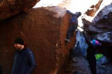 Bouldering in Hueco Tanks on 01/01/2019 with Blue Lizard Climbing and Yoga

Filename: SRM_20190101_1544520.jpg
Aperture: f/5.6
Shutter Speed: 1/200
Body: Canon EOS-1D Mark II
Lens: Canon EF 16-35mm f/2.8 L