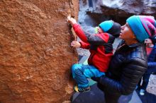 Bouldering in Hueco Tanks on 01/01/2019 with Blue Lizard Climbing and Yoga

Filename: SRM_20190101_1552300.jpg
Aperture: f/2.8
Shutter Speed: 1/160
Body: Canon EOS-1D Mark II
Lens: Canon EF 16-35mm f/2.8 L