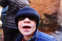 Bouldering in Hueco Tanks on 01/01/2019 with Blue Lizard Climbing and Yoga

Filename: SRM_20190101_1552430.jpg
Aperture: f/2.8
Shutter Speed: 1/125
Body: Canon EOS-1D Mark II
Lens: Canon EF 16-35mm f/2.8 L