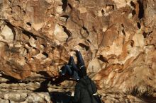 Bouldering in Hueco Tanks on 01/01/2019 with Blue Lizard Climbing and Yoga

Filename: SRM_20190101_1656360.jpg
Aperture: f/4.0
Shutter Speed: 1/800
Body: Canon EOS-1D Mark II
Lens: Canon EF 50mm f/1.8 II