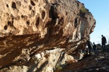 Bouldering in Hueco Tanks on 01/01/2019 with Blue Lizard Climbing and Yoga

Filename: SRM_20190101_1701210.jpg
Aperture: f/4.0
Shutter Speed: 1/400
Body: Canon EOS-1D Mark II
Lens: Canon EF 50mm f/1.8 II