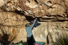 Bouldering in Hueco Tanks on 01/01/2019 with Blue Lizard Climbing and Yoga

Filename: SRM_20190101_1703540.jpg
Aperture: f/4.0
Shutter Speed: 1/800
Body: Canon EOS-1D Mark II
Lens: Canon EF 50mm f/1.8 II