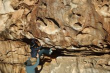 Bouldering in Hueco Tanks on 01/01/2019 with Blue Lizard Climbing and Yoga

Filename: SRM_20190101_1704380.jpg
Aperture: f/4.0
Shutter Speed: 1/800
Body: Canon EOS-1D Mark II
Lens: Canon EF 50mm f/1.8 II