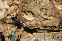 Bouldering in Hueco Tanks on 01/01/2019 with Blue Lizard Climbing and Yoga

Filename: SRM_20190101_1704560.jpg
Aperture: f/4.0
Shutter Speed: 1/800
Body: Canon EOS-1D Mark II
Lens: Canon EF 50mm f/1.8 II
