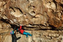 Bouldering in Hueco Tanks on 01/01/2019 with Blue Lizard Climbing and Yoga

Filename: SRM_20190101_1705560.jpg
Aperture: f/4.0
Shutter Speed: 1/800
Body: Canon EOS-1D Mark II
Lens: Canon EF 50mm f/1.8 II