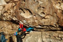 Bouldering in Hueco Tanks on 01/01/2019 with Blue Lizard Climbing and Yoga

Filename: SRM_20190101_1706110.jpg
Aperture: f/4.0
Shutter Speed: 1/800
Body: Canon EOS-1D Mark II
Lens: Canon EF 50mm f/1.8 II