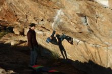 Bouldering in Hueco Tanks on 01/01/2019 with Blue Lizard Climbing and Yoga

Filename: SRM_20190101_1715250.jpg
Aperture: f/4.0
Shutter Speed: 1/800
Body: Canon EOS-1D Mark II
Lens: Canon EF 50mm f/1.8 II