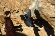 Bouldering in Hueco Tanks on 01/01/2019 with Blue Lizard Climbing and Yoga

Filename: SRM_20190101_1722340.jpg
Aperture: f/4.0
Shutter Speed: 1/500
Body: Canon EOS-1D Mark II
Lens: Canon EF 50mm f/1.8 II