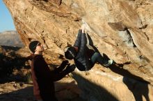 Bouldering in Hueco Tanks on 01/01/2019 with Blue Lizard Climbing and Yoga

Filename: SRM_20190101_1723010.jpg
Aperture: f/4.0
Shutter Speed: 1/500
Body: Canon EOS-1D Mark II
Lens: Canon EF 50mm f/1.8 II