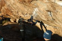 Bouldering in Hueco Tanks on 01/01/2019 with Blue Lizard Climbing and Yoga

Filename: SRM_20190101_1726080.jpg
Aperture: f/4.0
Shutter Speed: 1/500
Body: Canon EOS-1D Mark II
Lens: Canon EF 50mm f/1.8 II