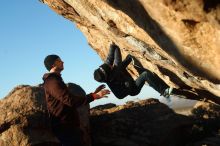 Bouldering in Hueco Tanks on 01/01/2019 with Blue Lizard Climbing and Yoga

Filename: SRM_20190101_1732140.jpg
Aperture: f/4.0
Shutter Speed: 1/320
Body: Canon EOS-1D Mark II
Lens: Canon EF 50mm f/1.8 II