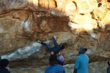 Bouldering in Hueco Tanks on 01/01/2019 with Blue Lizard Climbing and Yoga

Filename: SRM_20190101_1758530.jpg
Aperture: f/3.2
Shutter Speed: 1/640
Body: Canon EOS-1D Mark II
Lens: Canon EF 50mm f/1.8 II