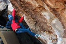 Bouldering in Hueco Tanks on 12/31/2018 with Blue Lizard Climbing and Yoga

Filename: SRM_20181231_1008410.jpg
Aperture: f/3.5
Shutter Speed: 1/250
Body: Canon EOS-1D Mark II
Lens: Canon EF 50mm f/1.8 II