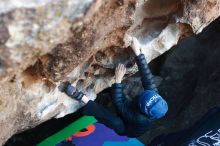 Bouldering in Hueco Tanks on 12/31/2018 with Blue Lizard Climbing and Yoga

Filename: SRM_20181231_1015090.jpg
Aperture: f/2.5
Shutter Speed: 1/250
Body: Canon EOS-1D Mark II
Lens: Canon EF 50mm f/1.8 II