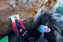 Bouldering in Hueco Tanks on 12/31/2018 with Blue Lizard Climbing and Yoga

Filename: SRM_20181231_1234030.jpg
Aperture: f/4.5
Shutter Speed: 1/200
Body: Canon EOS-1D Mark II
Lens: Canon EF 16-35mm f/2.8 L