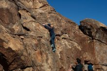 Bouldering in Hueco Tanks on 12/31/2018 with Blue Lizard Climbing and Yoga

Filename: SRM_20181231_1449450.jpg
Aperture: f/6.3
Shutter Speed: 1/500
Body: Canon EOS-1D Mark II
Lens: Canon EF 50mm f/1.8 II