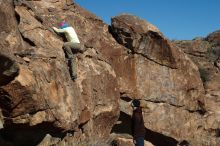 Bouldering in Hueco Tanks on 12/31/2018 with Blue Lizard Climbing and Yoga

Filename: SRM_20181231_1500440.jpg
Aperture: f/4.0
Shutter Speed: 1/1250
Body: Canon EOS-1D Mark II
Lens: Canon EF 50mm f/1.8 II