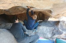 Bouldering in Hueco Tanks on 12/31/2018 with Blue Lizard Climbing and Yoga

Filename: SRM_20181231_1508150.jpg
Aperture: f/4.0
Shutter Speed: 1/100
Body: Canon EOS-1D Mark II
Lens: Canon EF 50mm f/1.8 II