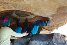 Bouldering in Hueco Tanks on 12/31/2018 with Blue Lizard Climbing and Yoga

Filename: SRM_20181231_1512010.jpg
Aperture: f/4.0
Shutter Speed: 1/320
Body: Canon EOS-1D Mark II
Lens: Canon EF 50mm f/1.8 II