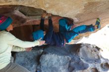 Bouldering in Hueco Tanks on 12/31/2018 with Blue Lizard Climbing and Yoga

Filename: SRM_20181231_1512050.jpg
Aperture: f/4.0
Shutter Speed: 1/320
Body: Canon EOS-1D Mark II
Lens: Canon EF 50mm f/1.8 II