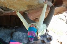 Bouldering in Hueco Tanks on 12/31/2018 with Blue Lizard Climbing and Yoga

Filename: SRM_20181231_1514060.jpg
Aperture: f/4.0
Shutter Speed: 1/320
Body: Canon EOS-1D Mark II
Lens: Canon EF 50mm f/1.8 II